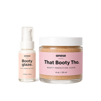 Booty glaze and scrub duo.